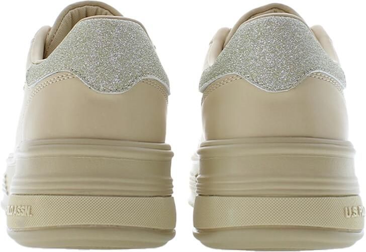 U.S. POLO ASSN. Sneakers laag beige zilver - Foto 5