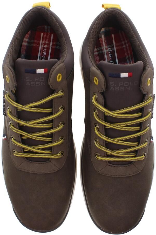 U.S. POLO ASSN. Sneakers laag blauw bruin geel rood wit - Foto 3