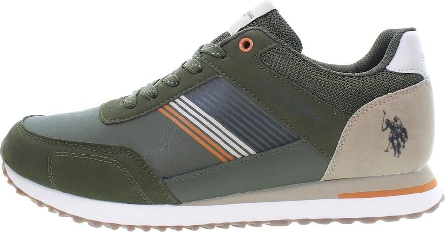 U.S. POLO ASSN. Sneakers laag blauw groen oranje wit
