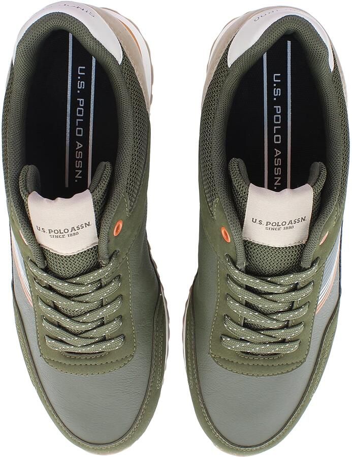 U.S. POLO ASSN. Sneakers laag blauw groen oranje wit - Foto 2