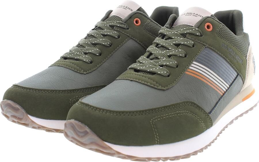 U.S. POLO ASSN. Sneakers laag blauw groen oranje wit - Foto 4