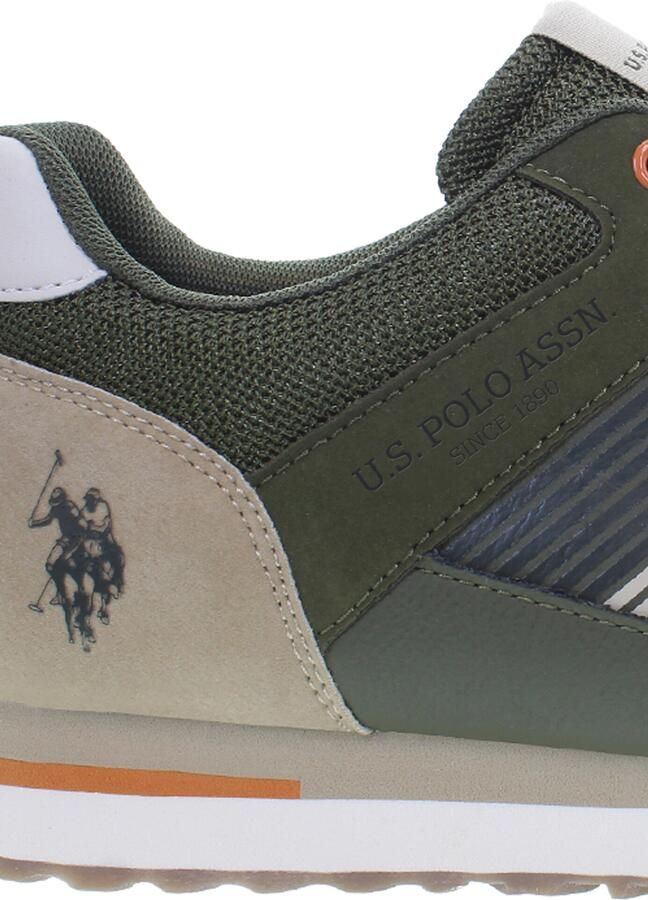 U.S. POLO ASSN. Sneakers laag blauw groen oranje wit - Foto 3