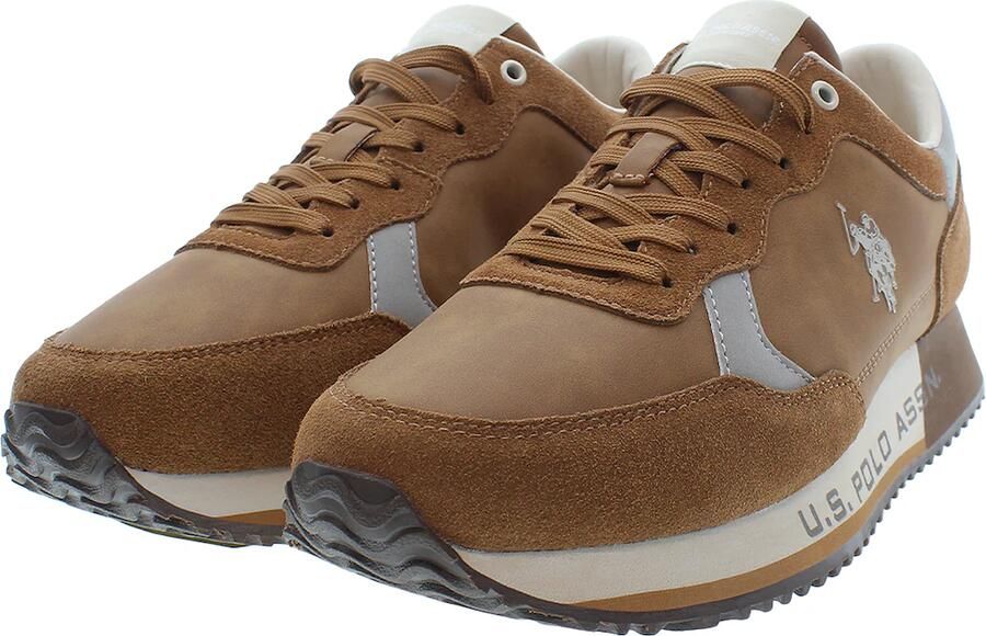 U.S. POLO ASSN. Sneakers laag bruin - Foto 4