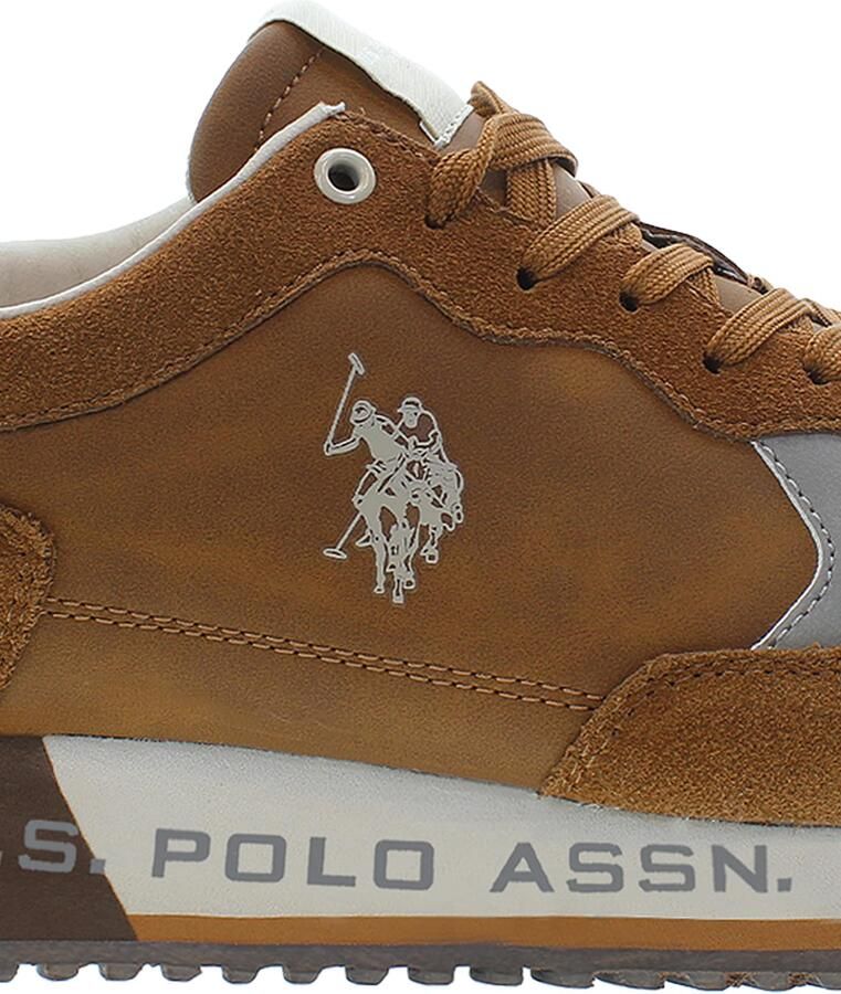 U.S. POLO ASSN. Sneakers laag bruin - Foto 3