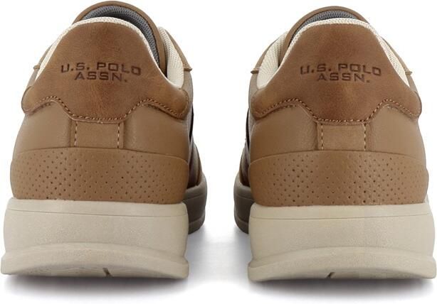 US POLO ASSN. Sneakers laag 'Campy' camel duifblauw - Foto 4