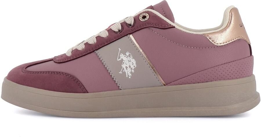 US POLO ASSN. Sneakers laag 'Campy' grijs lila mauve