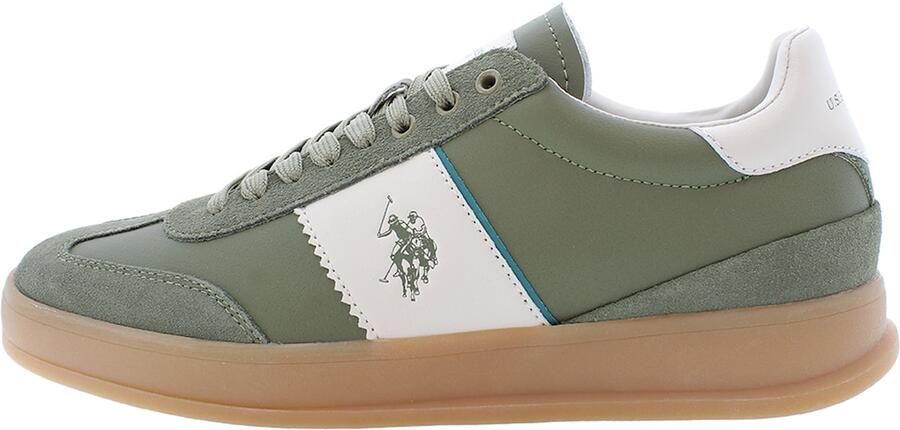 U.S. POLO ASSN. Sneakers laag 'Campy' olijfgroen wit