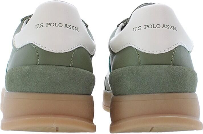 U.S. POLO ASSN. Sneakers laag 'Campy' olijfgroen wit - Foto 5