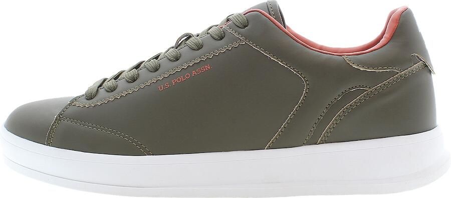 U.S. POLO ASSN. Sneakers laag 'CAMPY002' donkergroen oranje