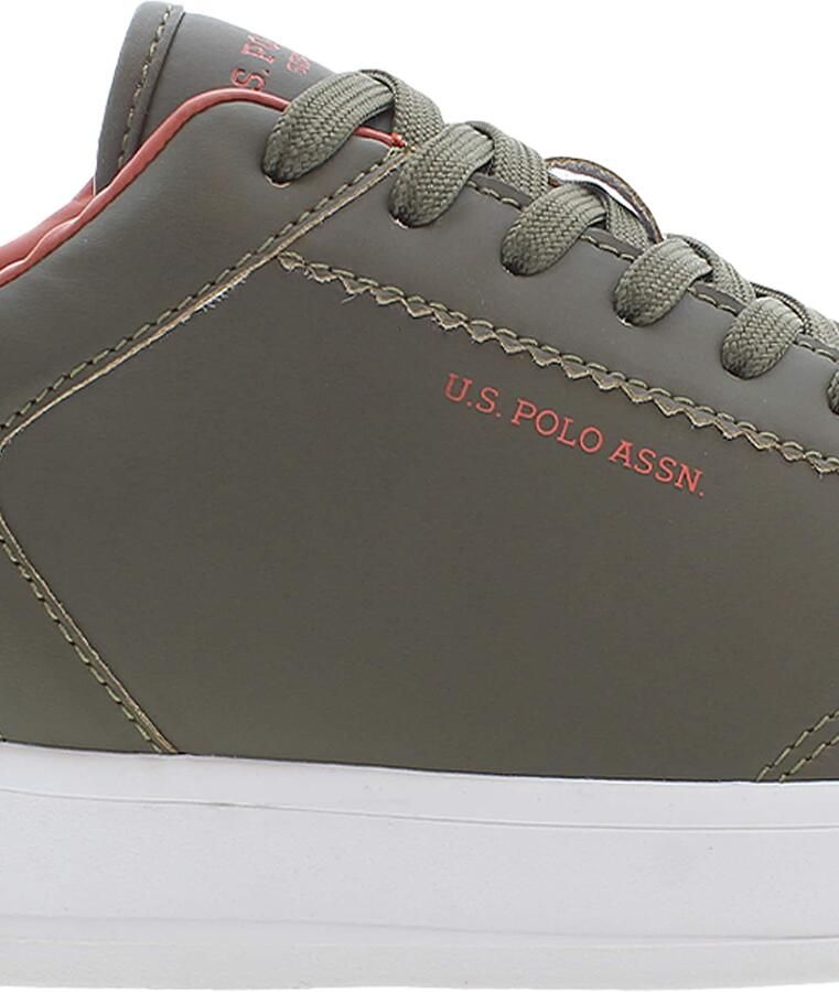 U.S. POLO ASSN. Sneakers laag 'CAMPY002' donkergroen oranje - Foto 2