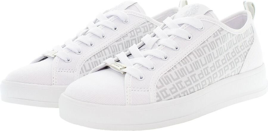 U.S. POLO ASSN. Sneakers laag ''CAMPYW003W 5C2' grijs wit - Foto 4