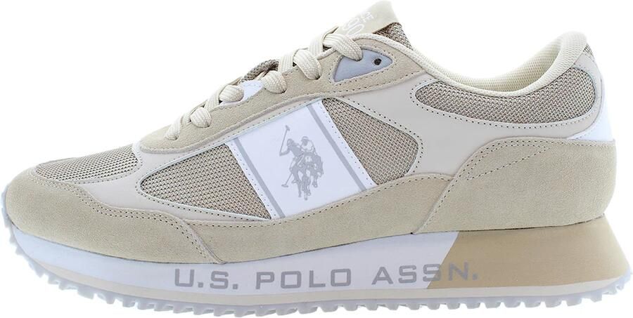 U.S. POLO ASSN. Sneakers laag 'Cleef007' beige sand
