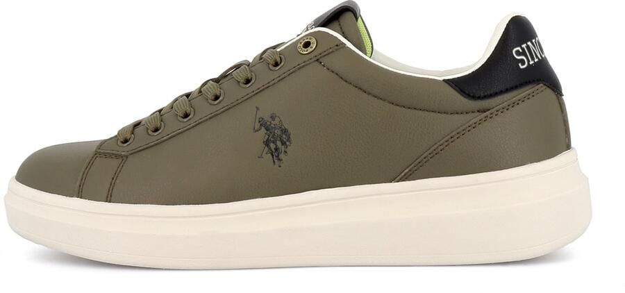 US POLO ASSN. Sneakers laag 'Cody' kaki zwart