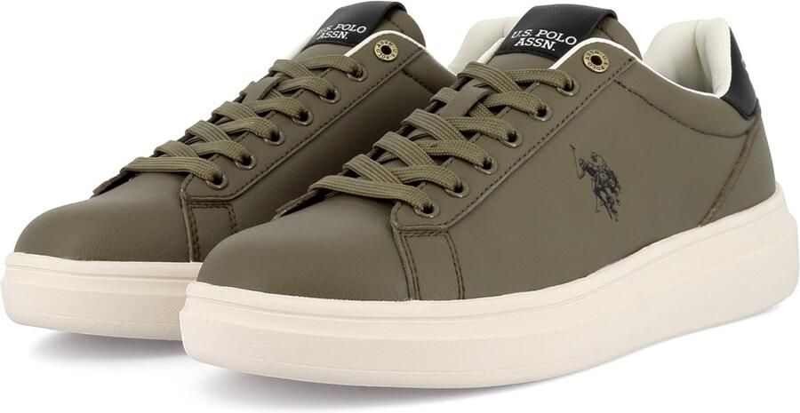 US POLO ASSN. Sneakers laag 'Cody' kaki zwart - Foto 3