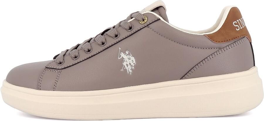 US POLO ASSN. Sneakers laag 'Cody' taupe wit