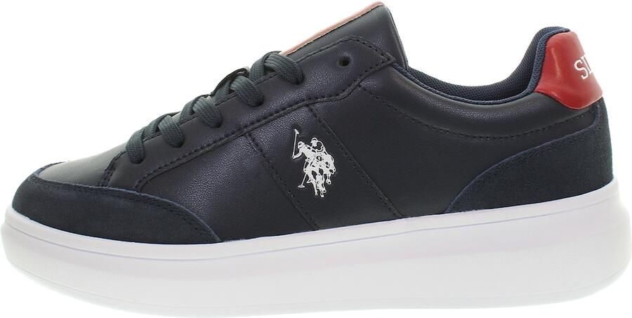 U.S. POLO ASSN. Sneakers laag 'CODY003' donkerblauw rood wit