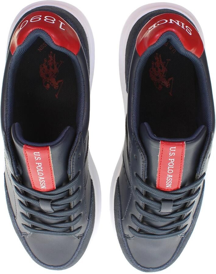 U.S. POLO ASSN. Sneakers laag 'CODY003' donkerblauw rood wit - Foto 2