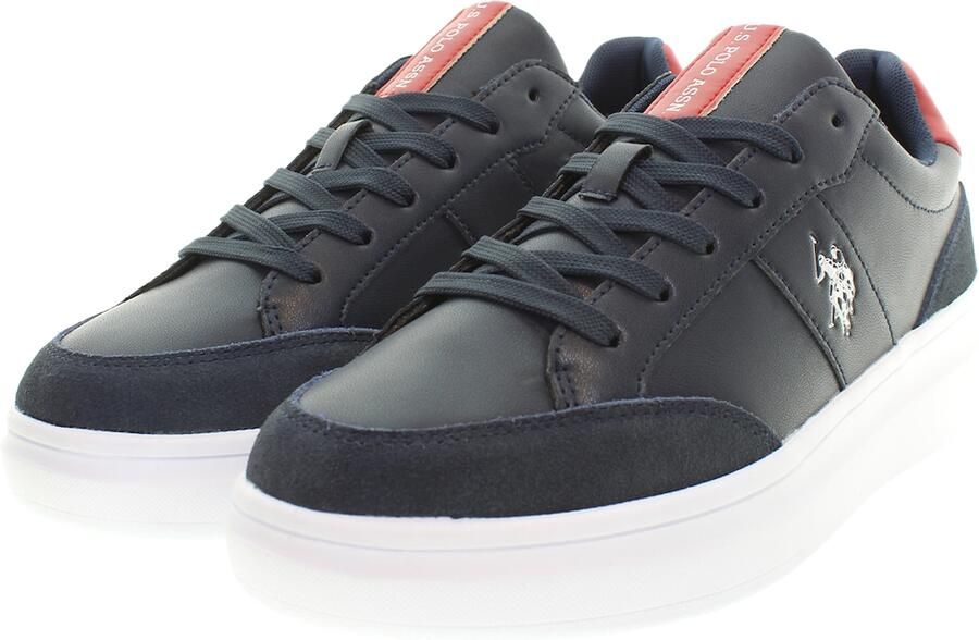 U.S. POLO ASSN. Sneakers laag 'CODY003' donkerblauw rood wit - Foto 4