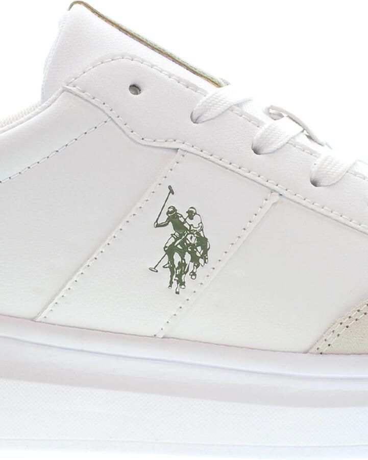 U.S. POLO ASSN. Sneakers laag 'Cody003MDYS2' olijfgroen wit - Foto 3
