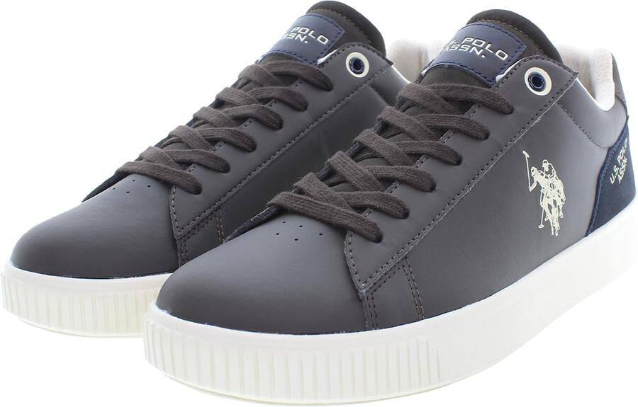 U.S. POLO ASSN. Sneakers laag donkerblauw donkerbruin - Foto 4