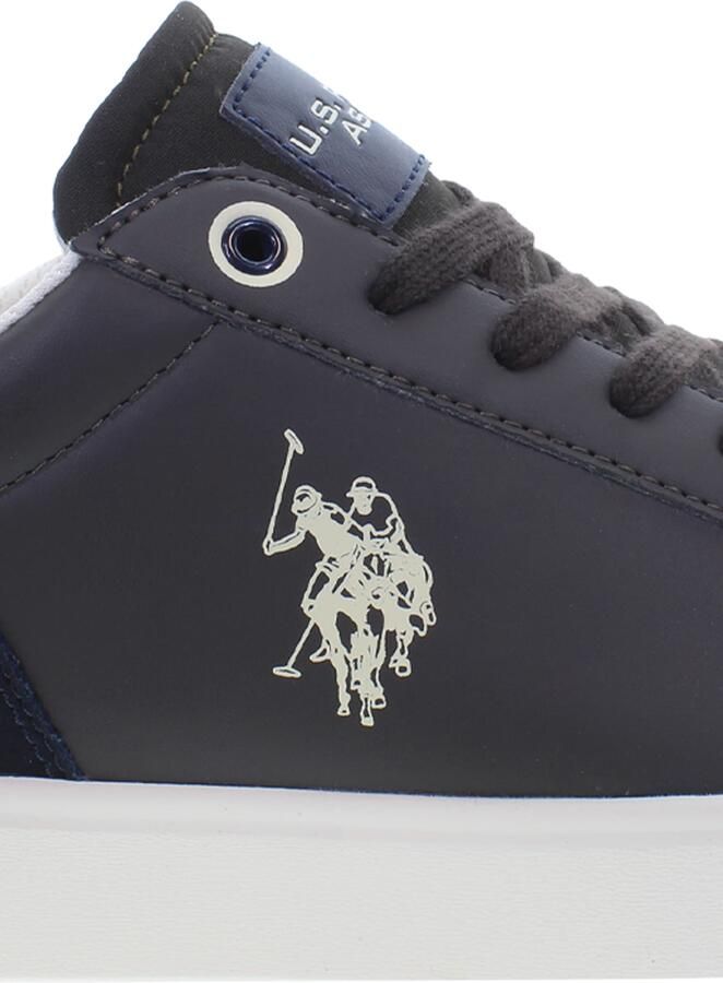 U.S. POLO ASSN. Sneakers laag donkerblauw donkerbruin - Foto 3