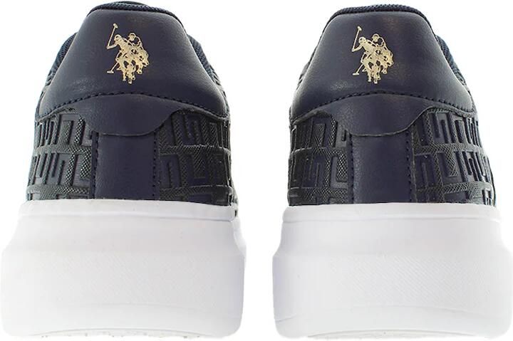 U.S. POLO ASSN. Sneakers laag donkerblauw wit - Foto 3