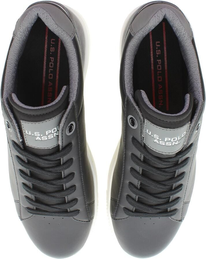 U.S. POLO ASSN. Sneakers laag donkergrijs zwart - Foto 2