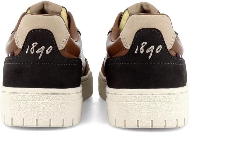 US POLO ASSN. Sneakers laag 'Elia' lichtbeige cognac zwart - Foto 5