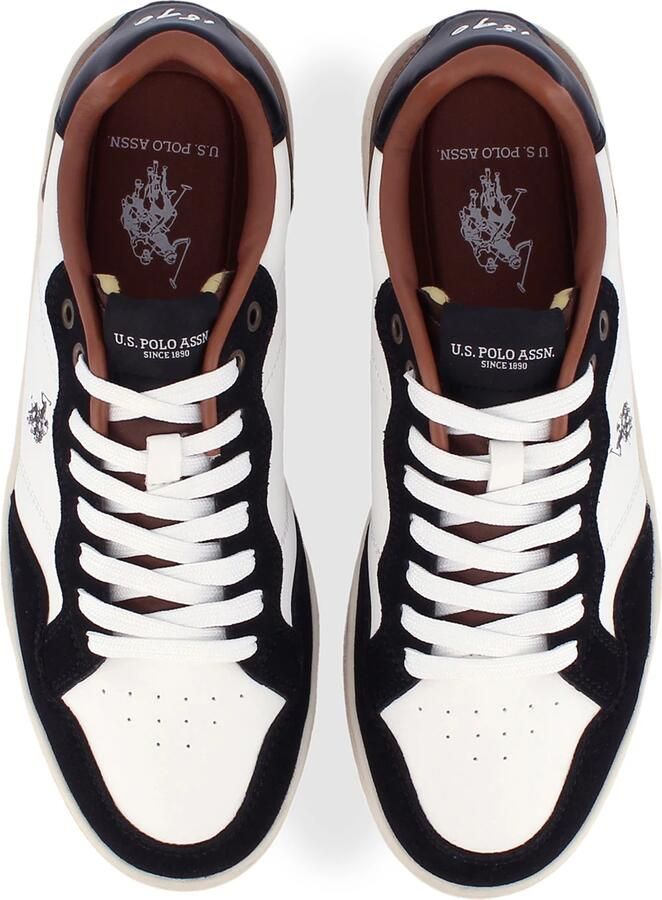 US POLO ASSN. Sneakers laag 'Elia' navy chocoladebruin wit - Foto 3