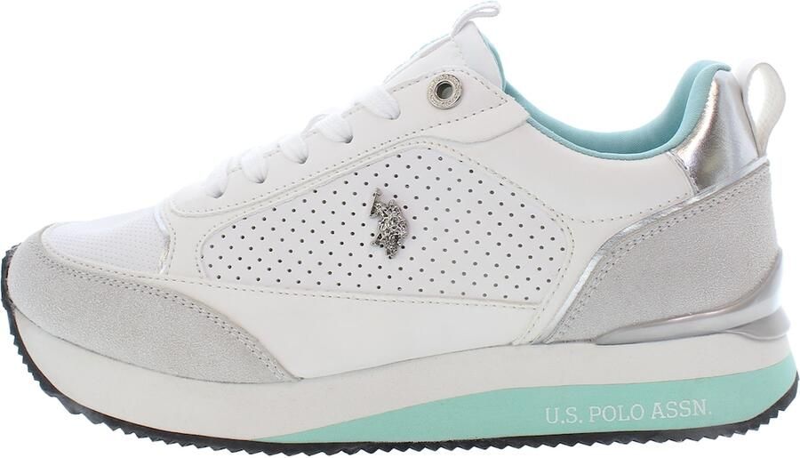 U.S. POLO ASSN. Sneakers laag 'FRISBY002W 5YN2' blauw wit