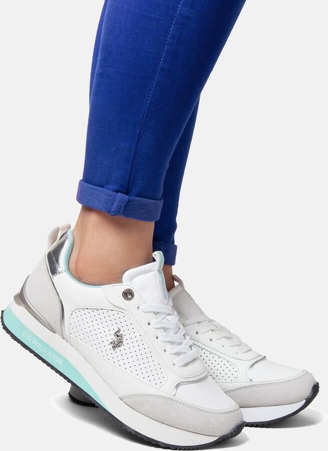 U.S. POLO ASSN. Sneakers laag 'FRISBY002W 5YN2' blauw wit - Foto 2