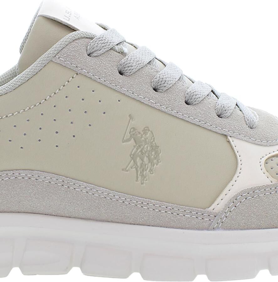 U.S. POLO ASSN. Sneakers laag 'Gary' beige grijs wit - Foto 2