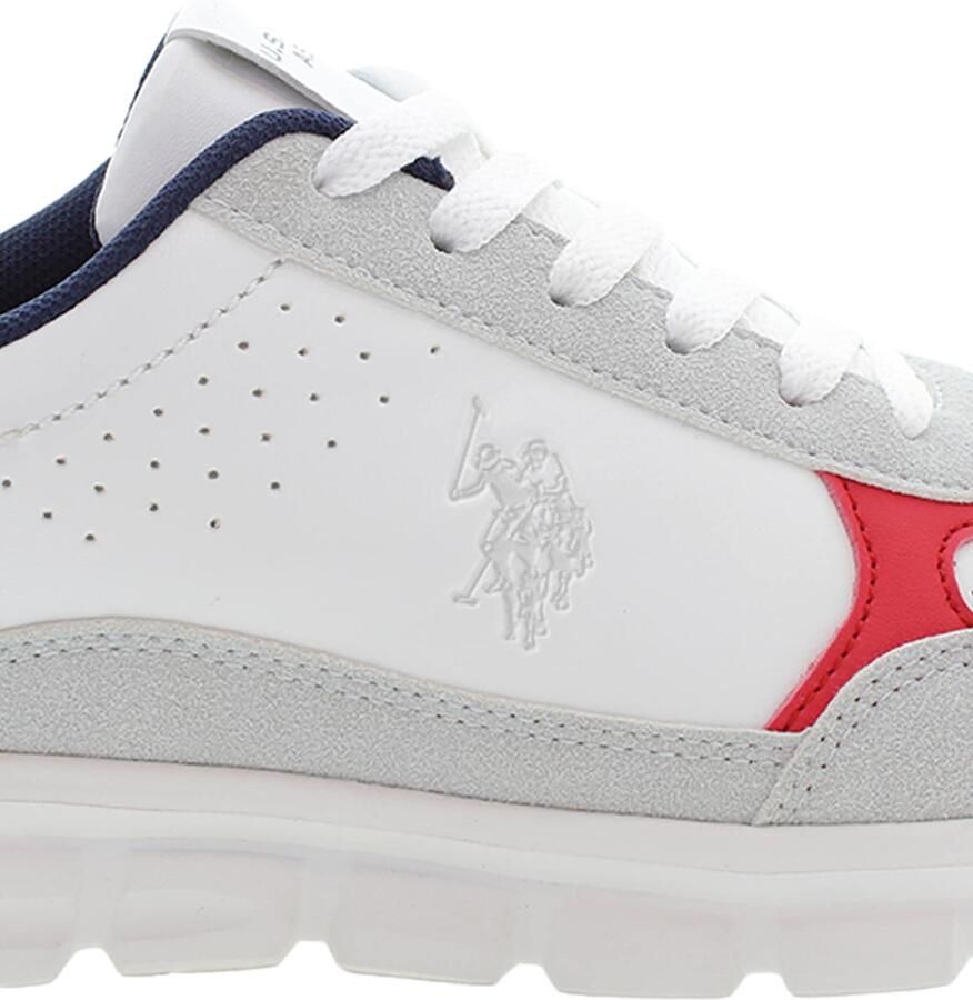 U.S. POLO ASSN. Sneakers laag 'Gary' grijs rood wit - Foto 2