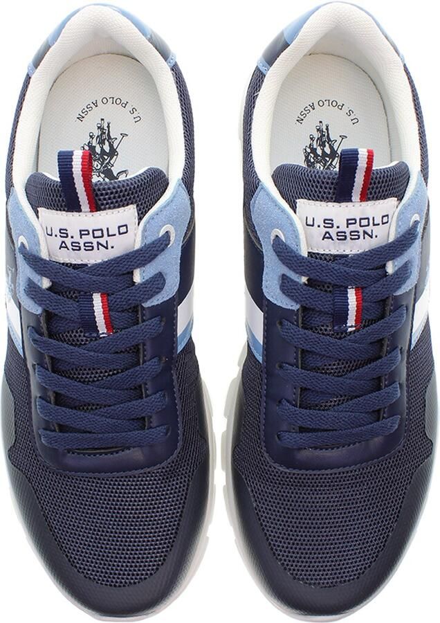 U.S. POLO ASSN. Sneakers laag 'Gary' marine lichtblauw offwhite - Foto 3