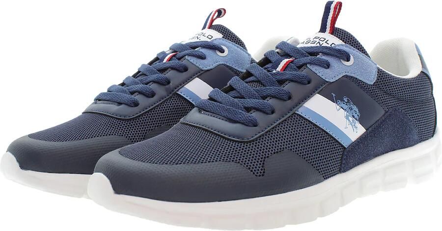U.S. POLO ASSN. Sneakers laag 'Gary' marine lichtblauw offwhite - Foto 4