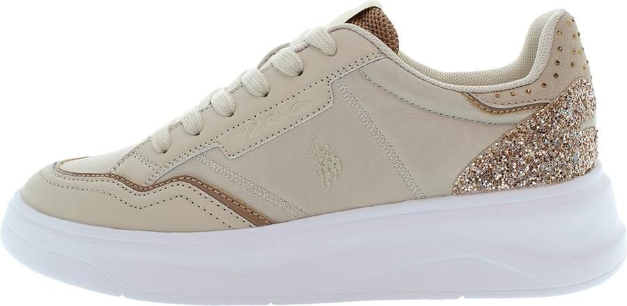 U.S. POLO ASSN. Sneakers laag 'GINGER002W 5YT1' sand brons