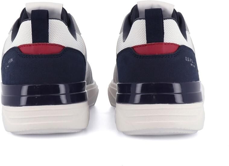 US POLO ASSN. Sneakers laag 'Greg' grijs zwart wit - Foto 4