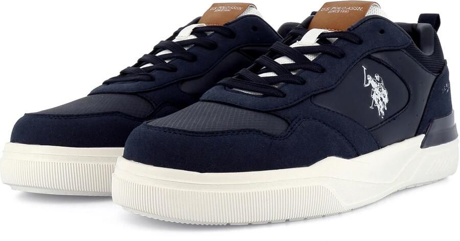 US POLO ASSN. Sneakers laag 'Greg' navy wit - Foto 3