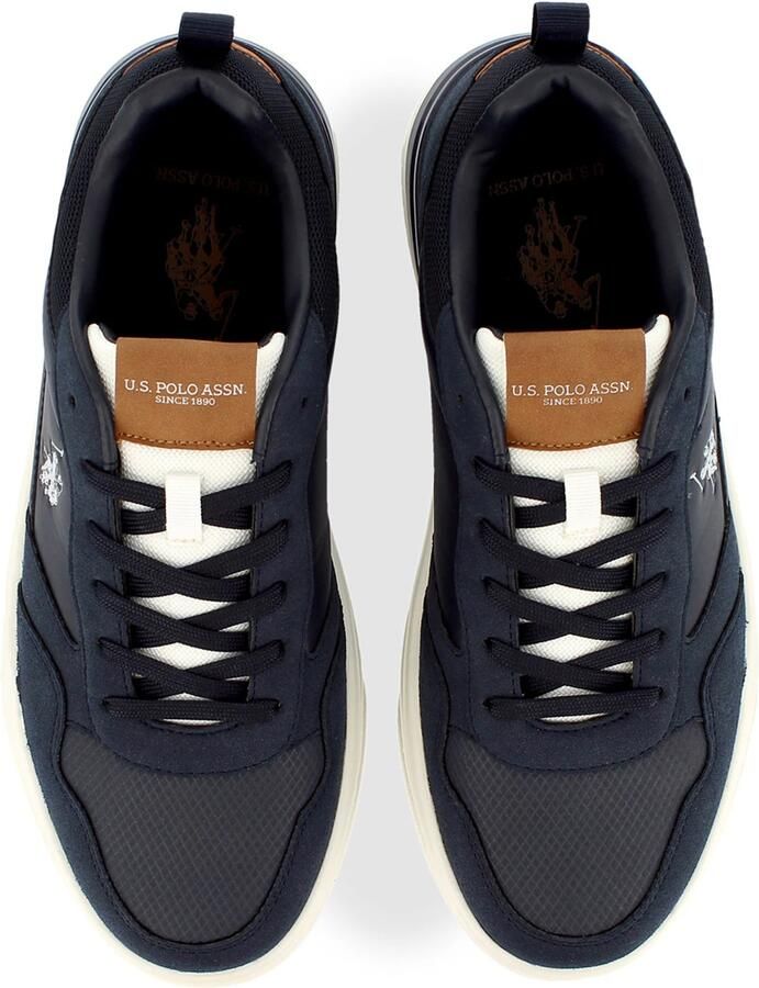 US POLO ASSN. Sneakers laag 'Greg' navy wit - Foto 2