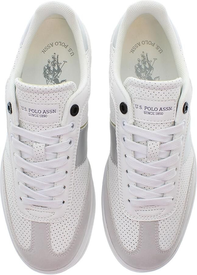 U.S. POLO ASSN. Sneakers laag greige zilver wit - Foto 3