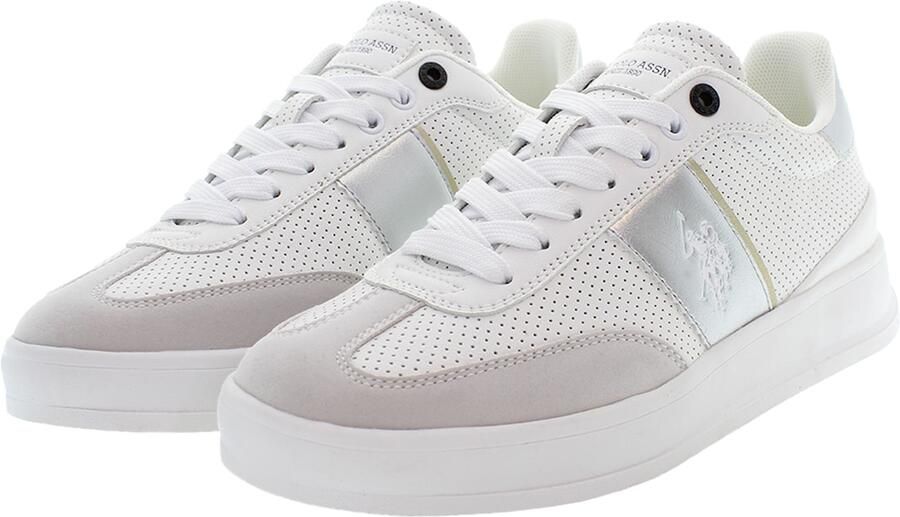 U.S. POLO ASSN. Sneakers laag greige zilver wit - Foto 4