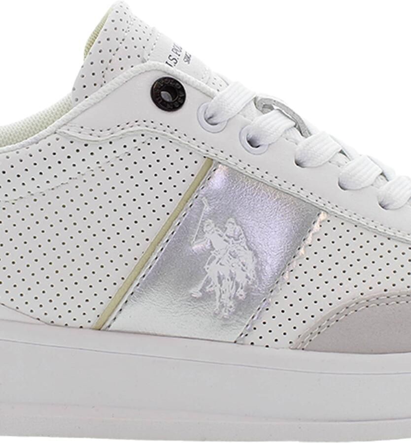 U.S. POLO ASSN. Sneakers laag greige zilver wit - Foto 2