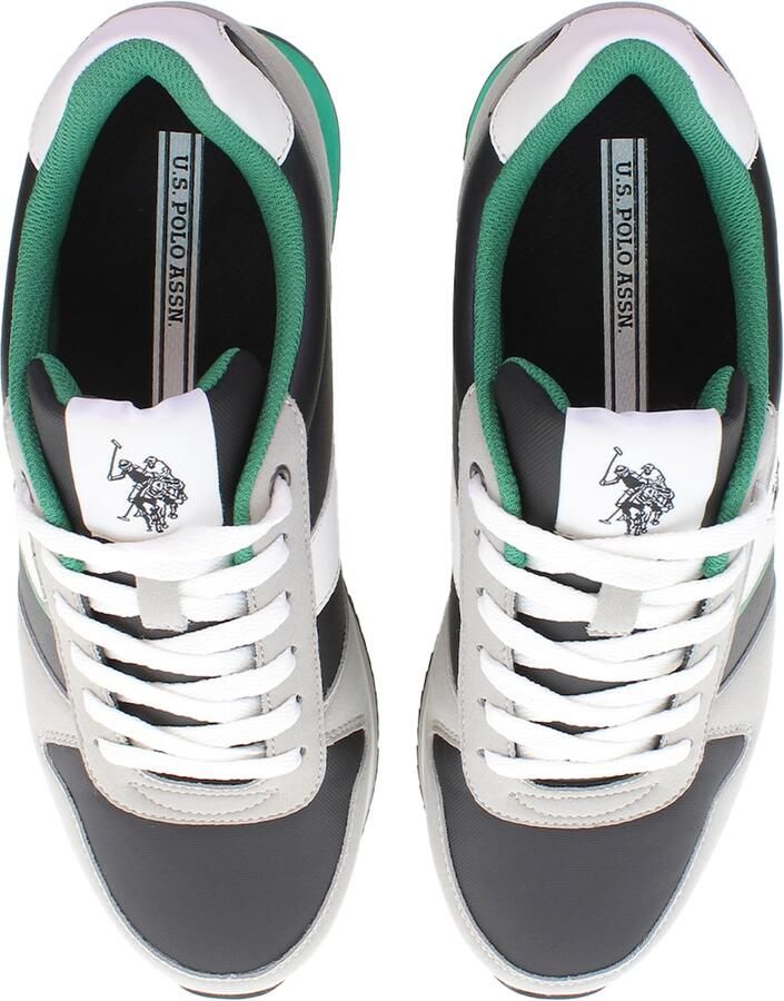 U.S. POLO ASSN. Sneakers laag grijs groen zwart - Foto 2