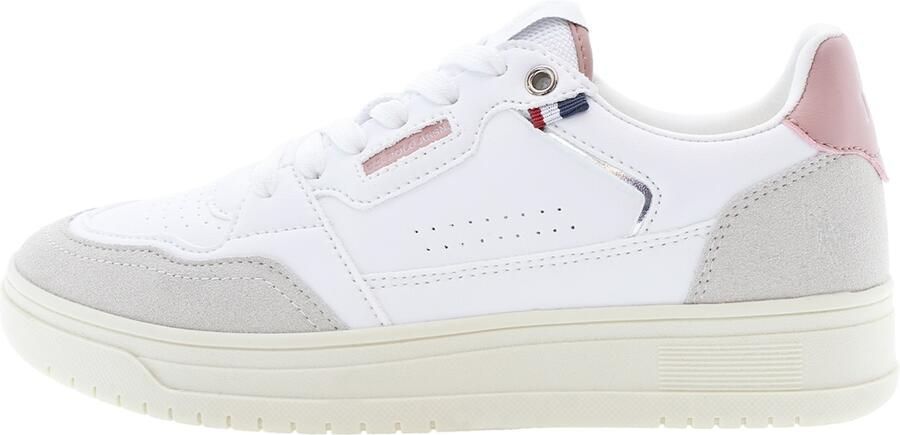 U.S. POLO ASSN. Sneakers laag grijs rosé wit