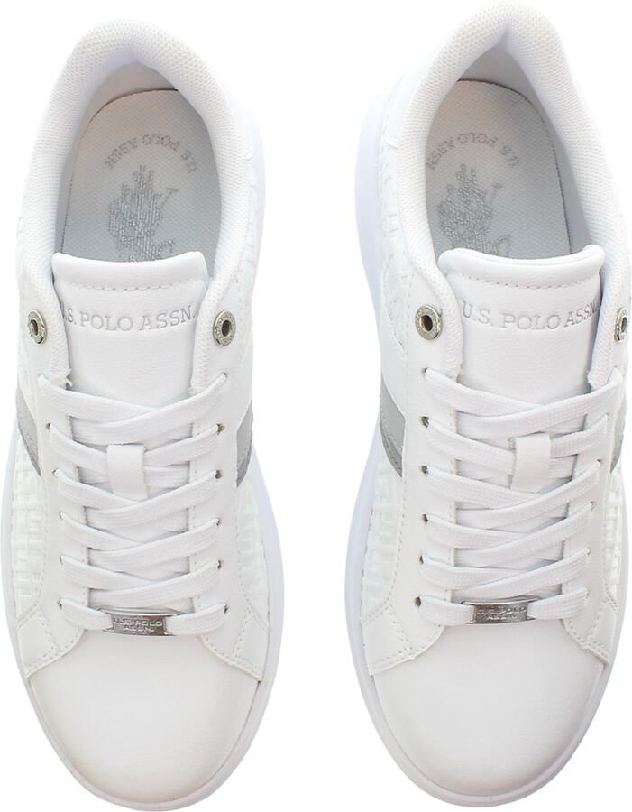 U.S. POLO ASSN. Sneakers laag grijs wit - Foto 3