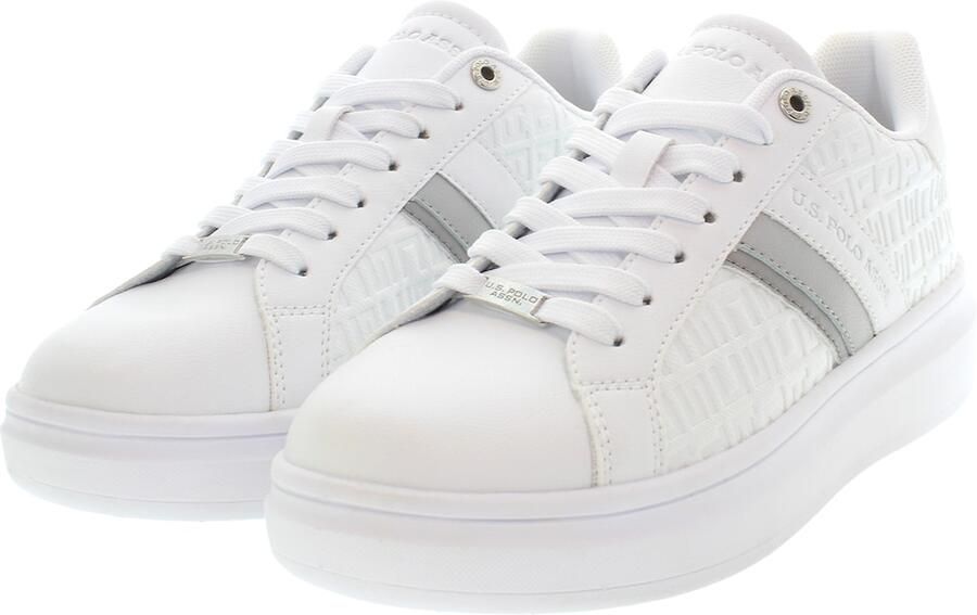 U.S. POLO ASSN. Sneakers laag grijs wit - Foto 4