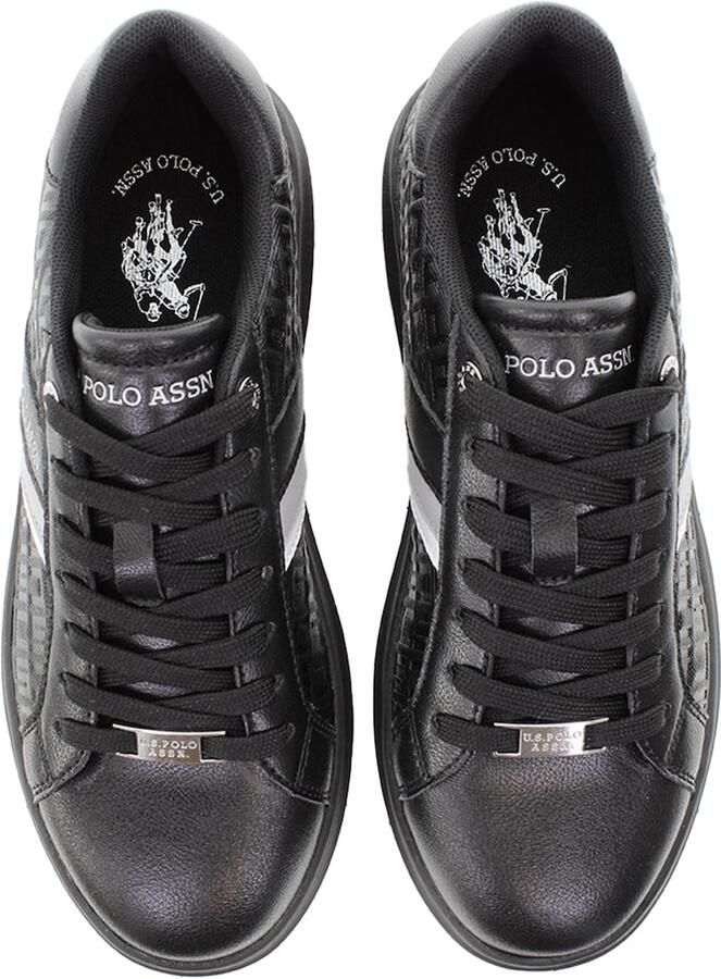 U.S. POLO ASSN. Sneakers laag grijs zwart wit - Foto 3