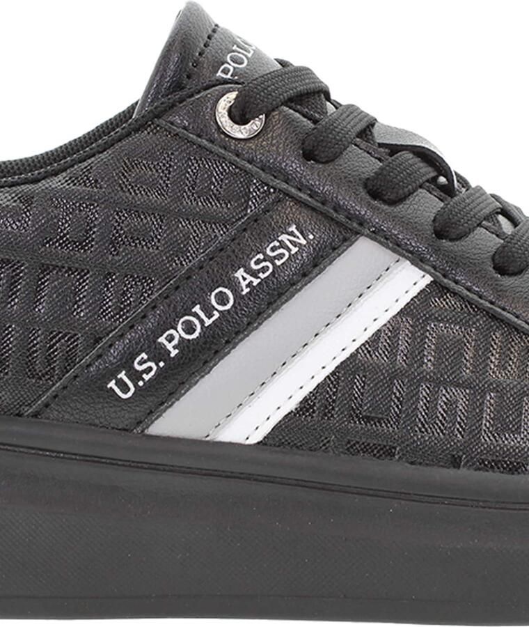 U.S. POLO ASSN. Sneakers laag grijs zwart wit - Foto 2