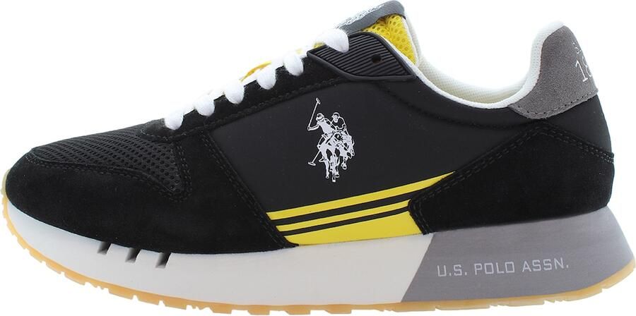 U.S. POLO ASSN. Sneakers laag 'Jake' geel grijs zwart