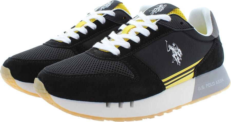 U.S. POLO ASSN. Sneakers laag 'Jake' geel grijs zwart - Foto 4